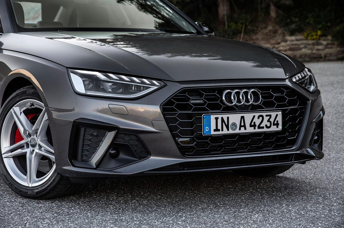 Audi A4 2019 first drive review - front bumper