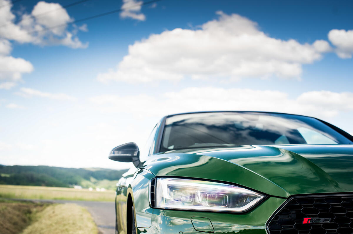 Audi RS5 Sportback 2019 first drive review - headlights