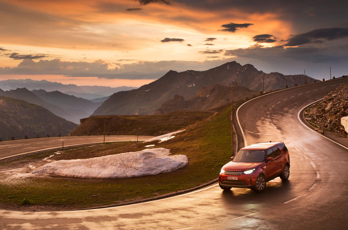 Driving the Land Rover Discovery to JLR's new Slovakian plant