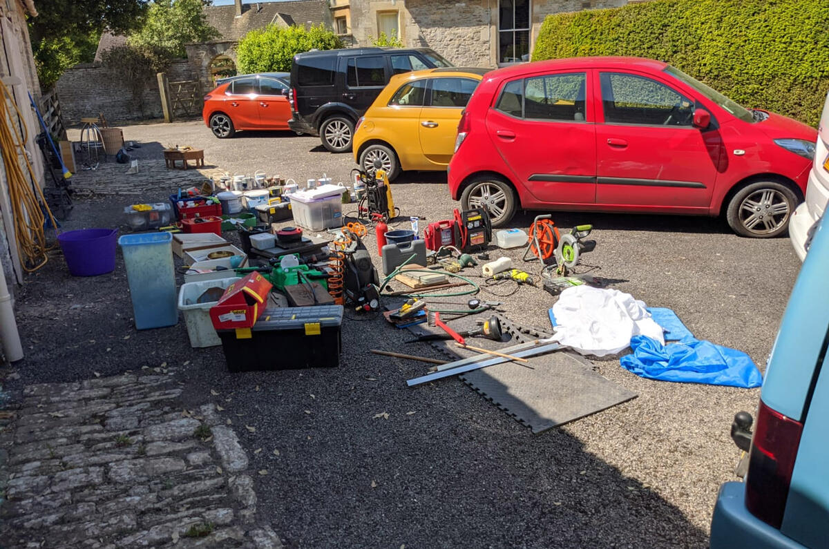 Cleaned out garage