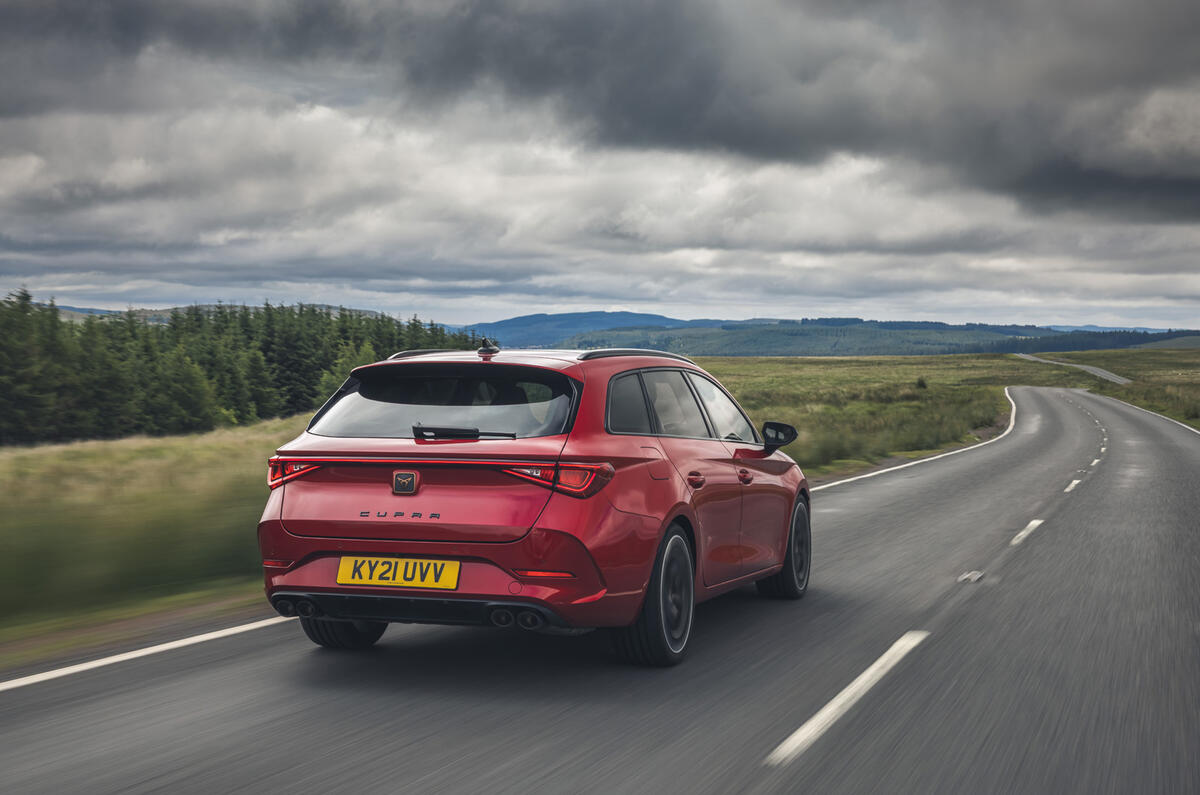 3 Cupra Leon Estate 2021 UE FD héros arrière