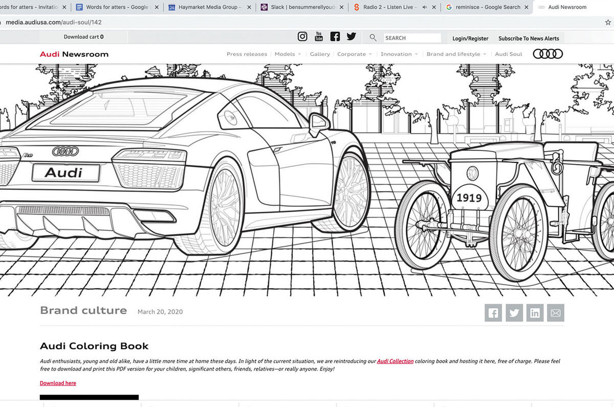 Download car colouring books
