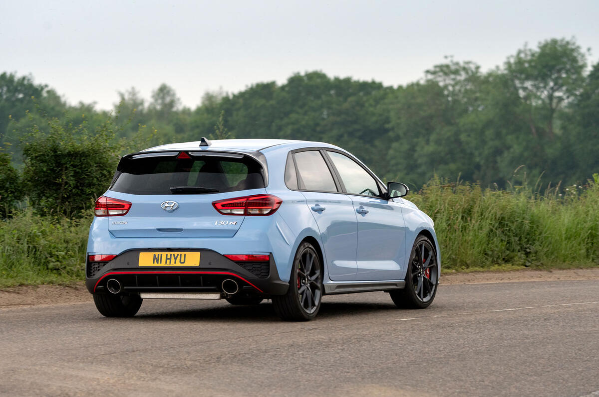 3 Hyundai i30N DCT 2021 UE FD héros arrière