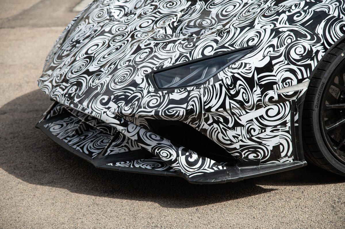 Lamborghini Huracan STO 2020 first drive review - nose