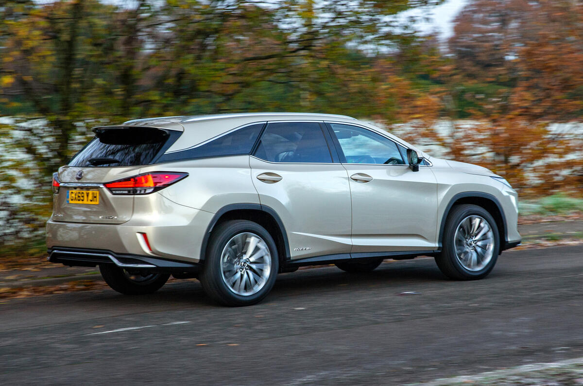 3 Lexus RX 450h L 2021 UE FD héros arrière