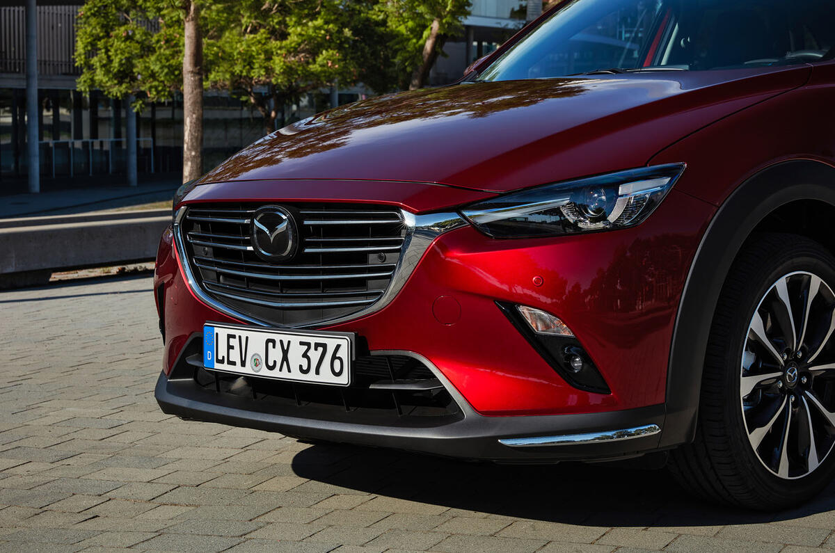 Mazda CX-3 2018 first drive review front bumper