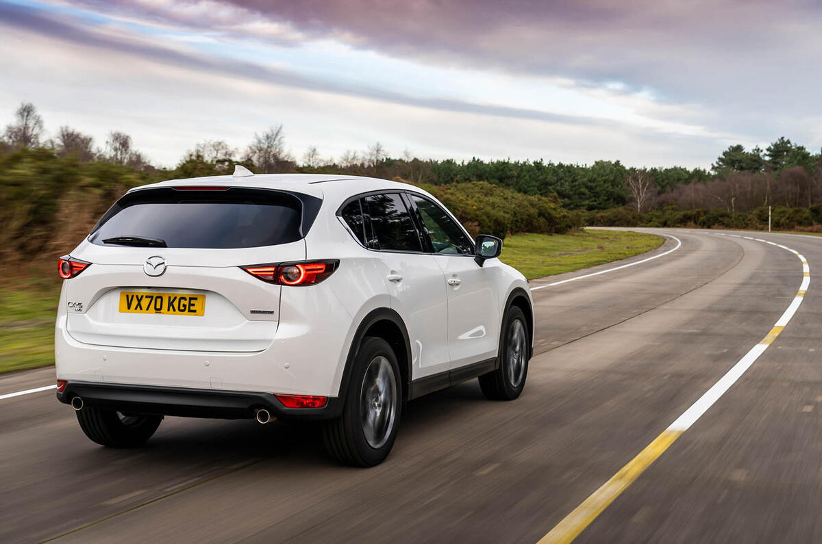 3 Mazda CX 5 2021 UK first drive review hero rear