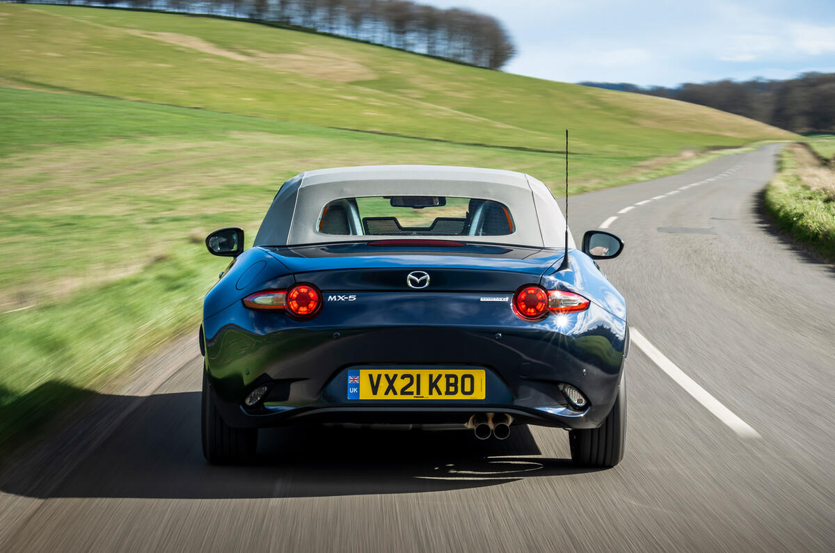 3 Mazda MX 5 Sport Venture 2021 UK FD hero rear