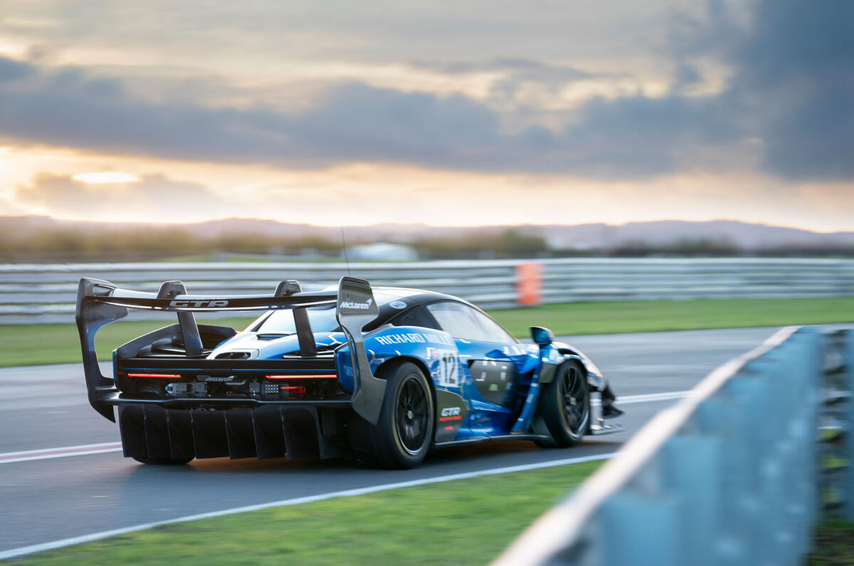 McLaren Senna GTR 2019 first drive review - hero rear