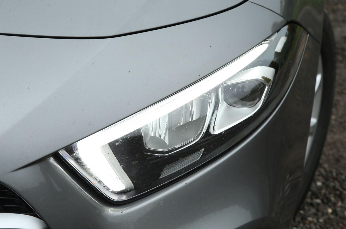 Mercedes-Benz A-Class 2018 long-term review - headlights