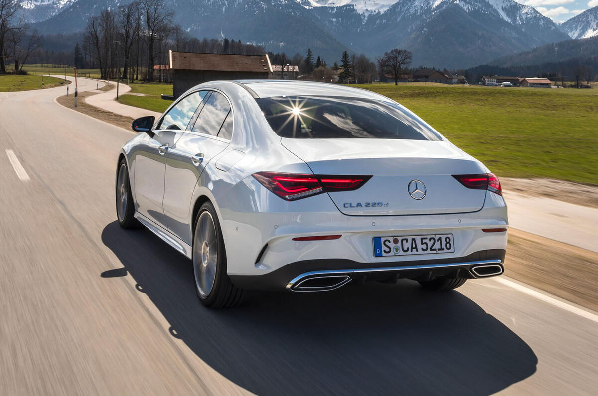 Mercedes-Benz CLA 2019 first drive review - hero rear
