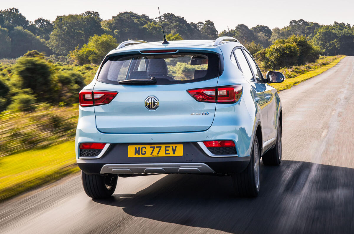 MG ZS EV 2019 review Autocar
