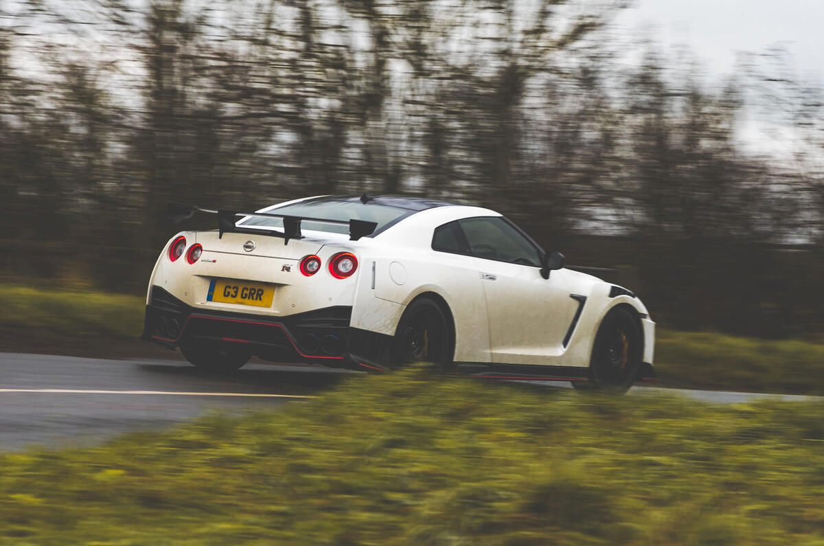 Nissan GT-R Nismo 2020 UK first drive review - hero rear