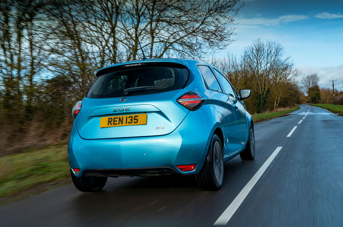 Renault Zoe 2020 : premier bilan de conduite au Royaume-Uni - le héros à l'arrière