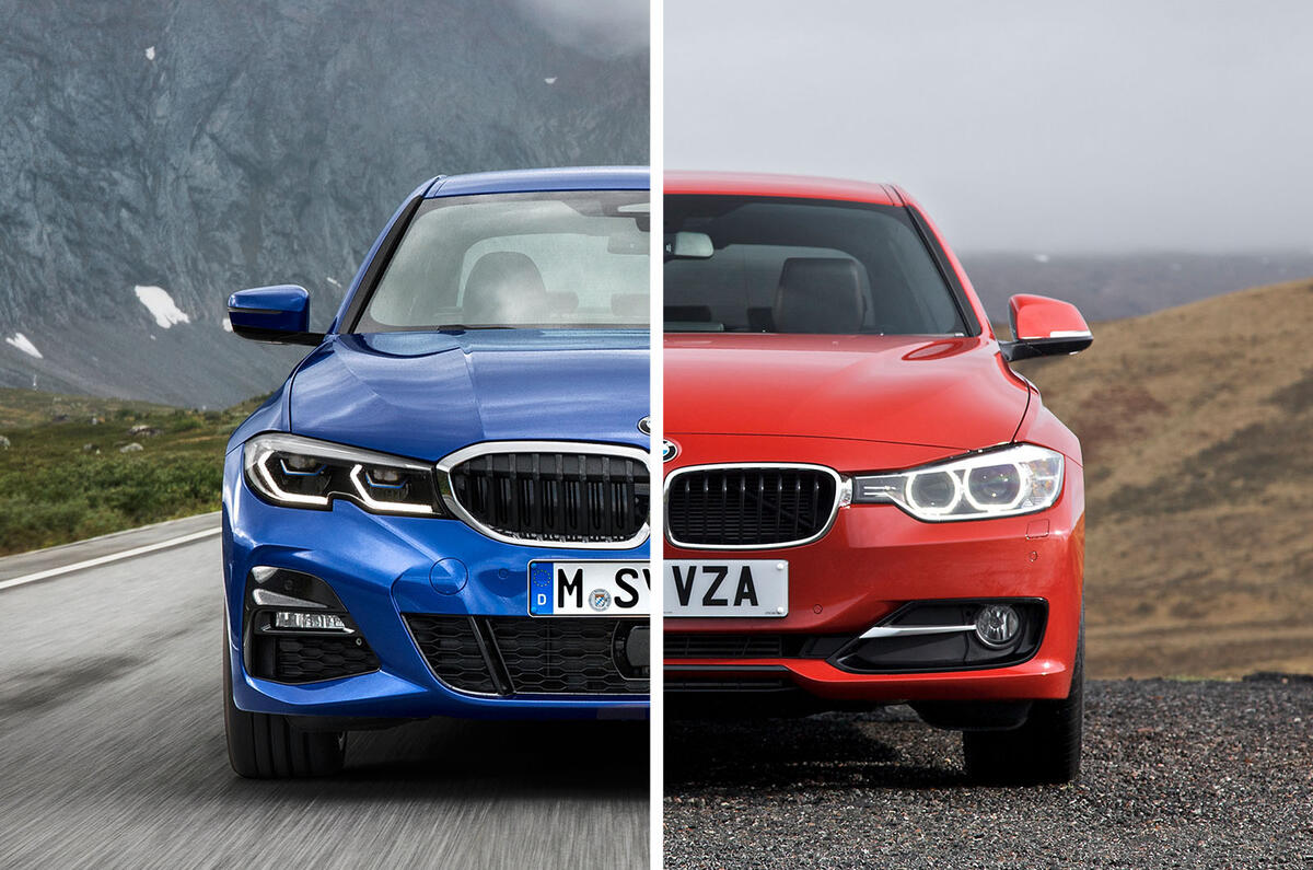 Old Vs New Bmw 3 Series Compare The Styling Changes Autocar Old Vs New Bmw 3 Series Compare The Styling Changes Autocar