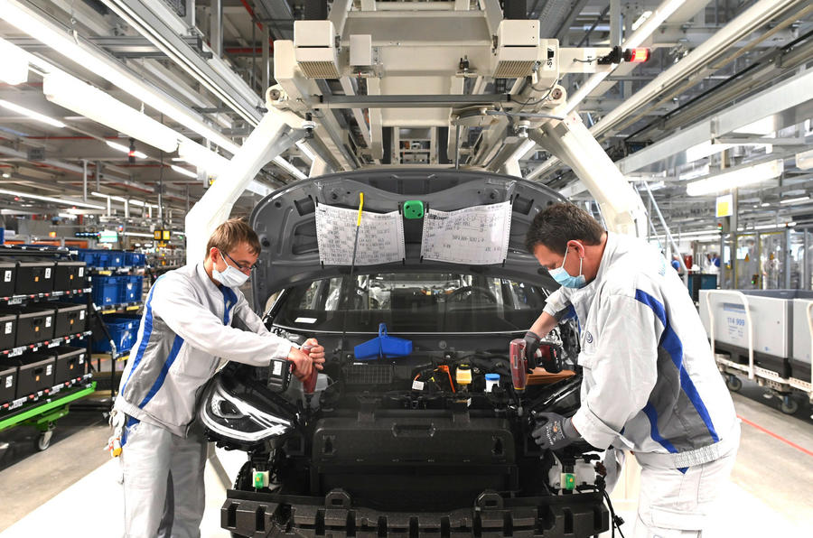 Volkswagen factory workers