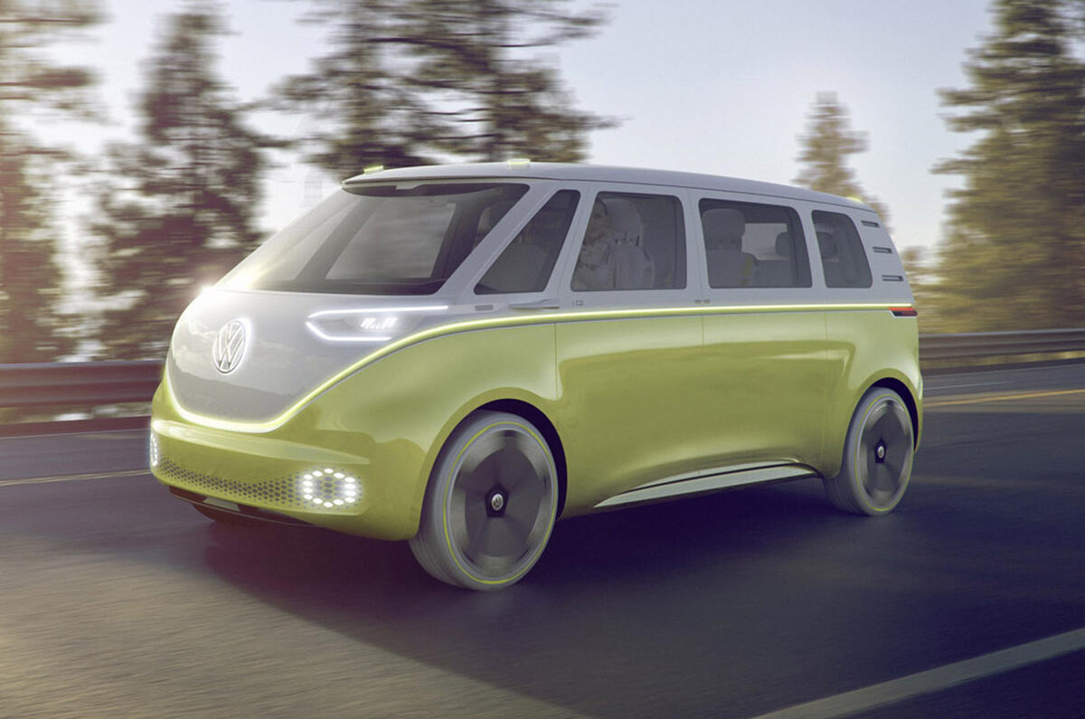 Volkswagen ID Buzz sketch 2022 - hero front