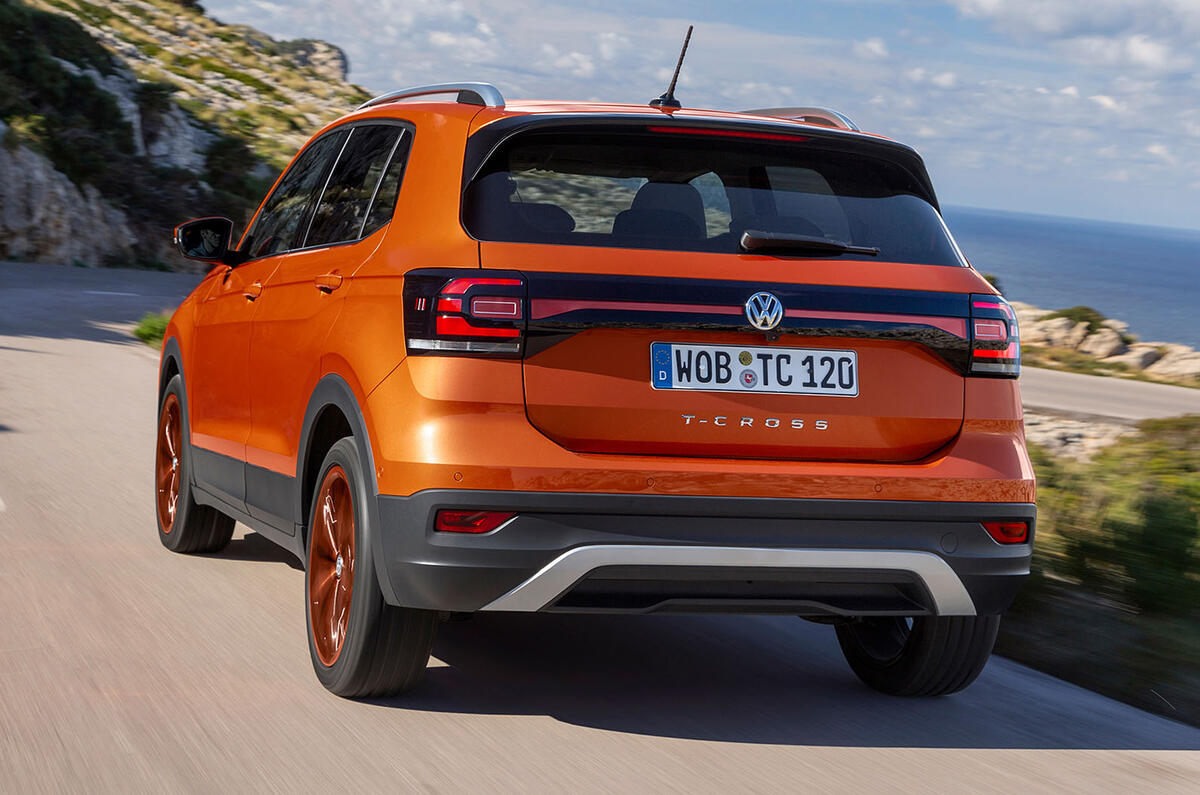 Volkswagen T-Cross 2019 first drive review - hero rear