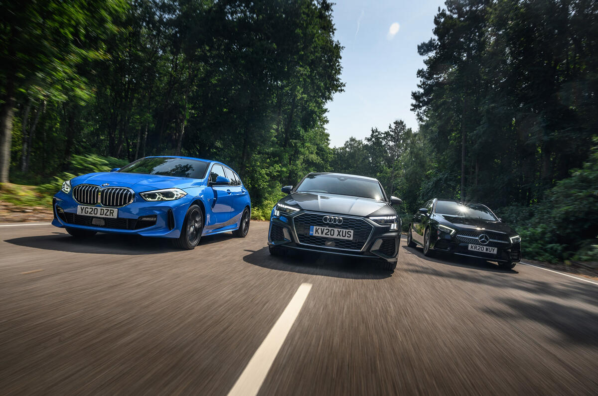 High End Hatches Audi A3 Vs Bmw 1 Series Vs Mercedes A Class Autocar