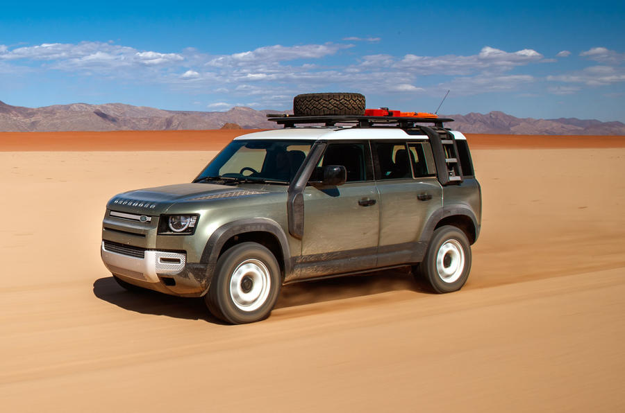 Land Rover Defender 110 S 2020 : premier bilan de conduite - sur le front de sable
