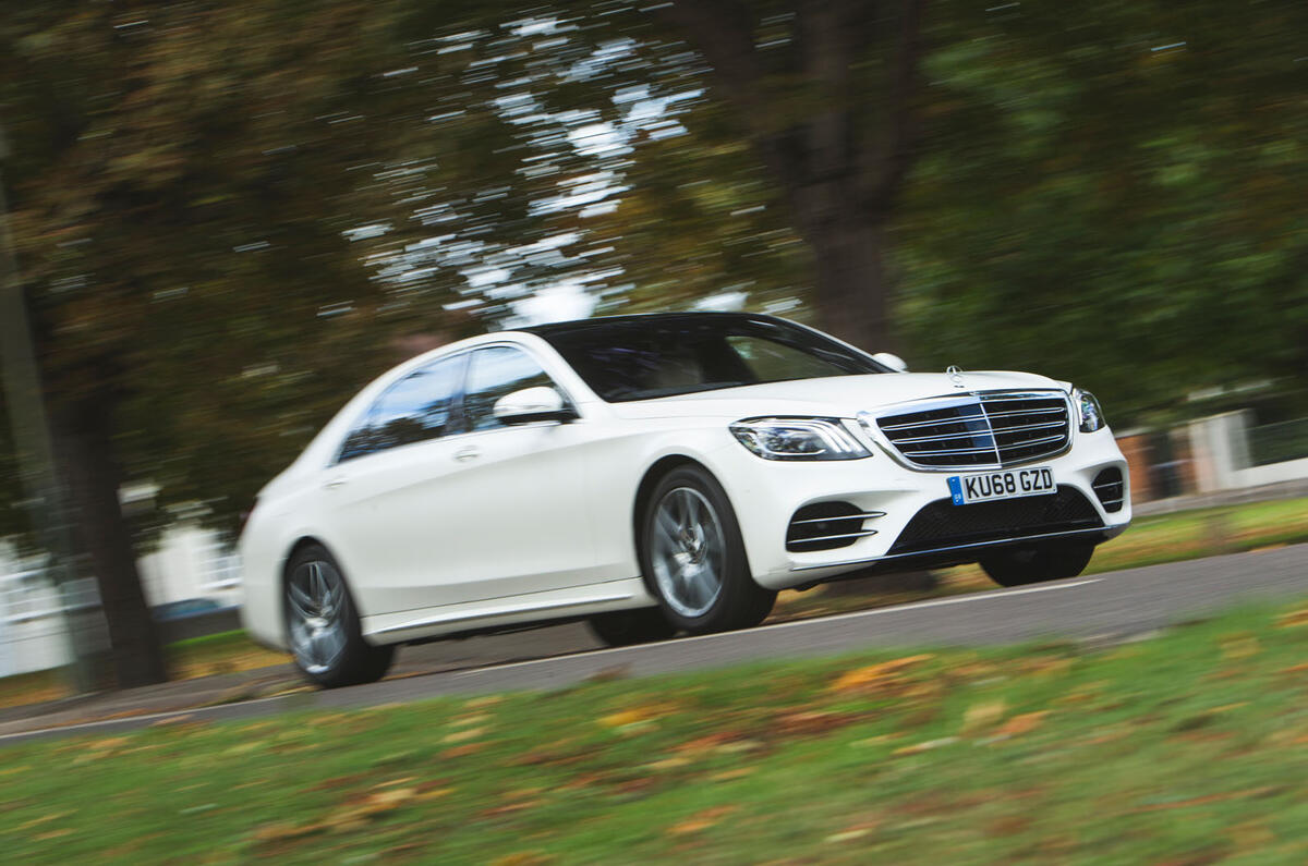 Mercedes-Benz S-Class S500L 2018 long-term review - on the road front