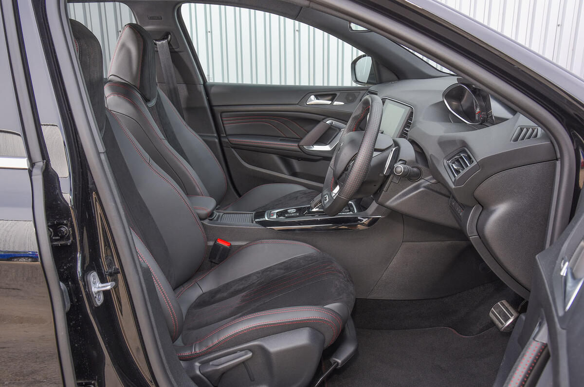 Peugeot 308 GT 2018 first drive UK review front seats