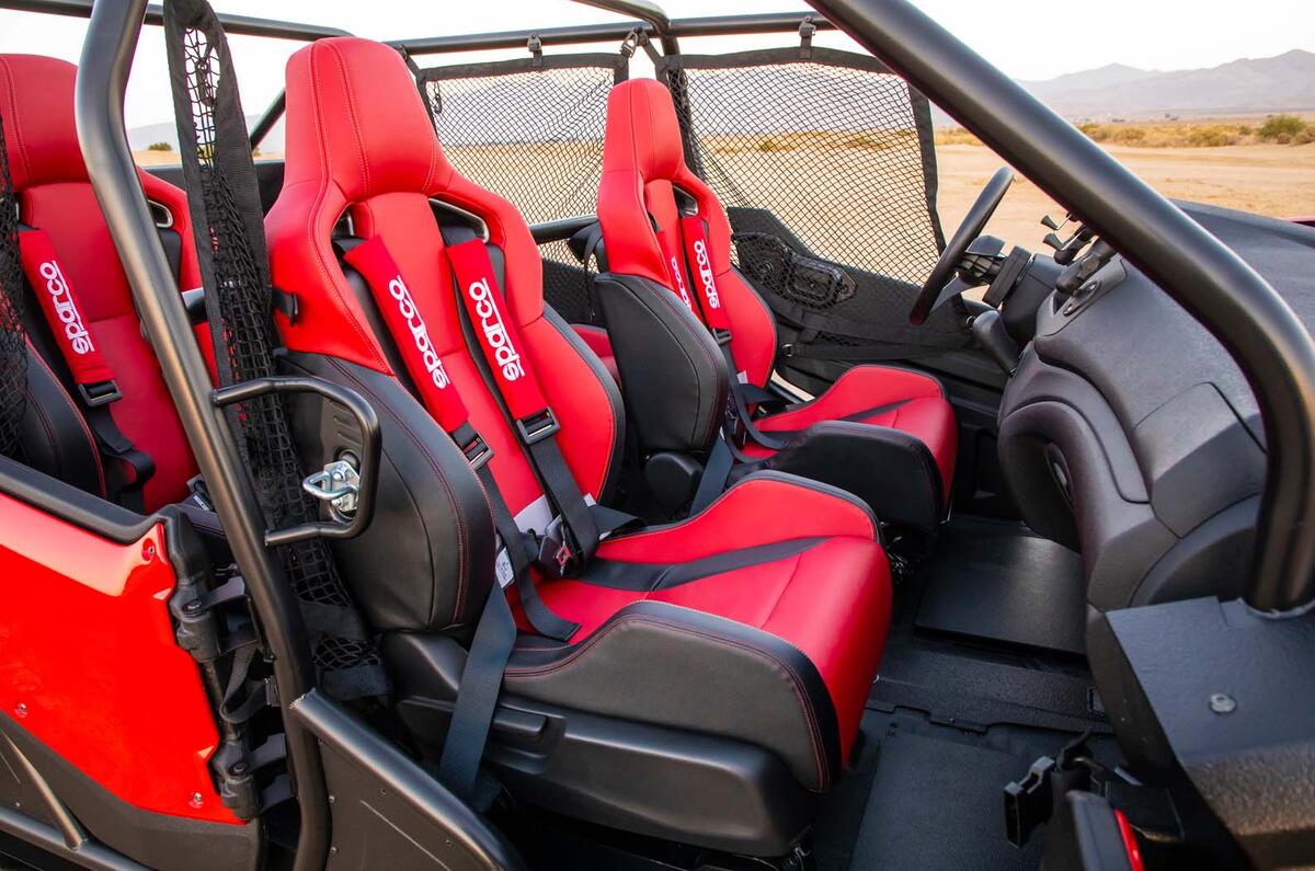 Honda Rugged Open Air Vehicle interior