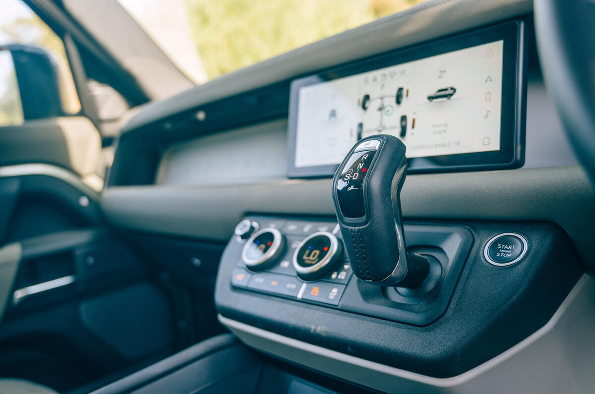 Land Rover Defender - interior
