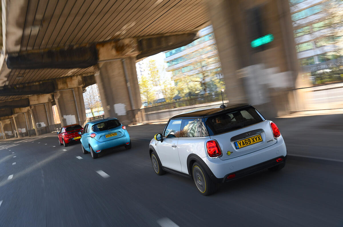 Mini Electric - hero rear