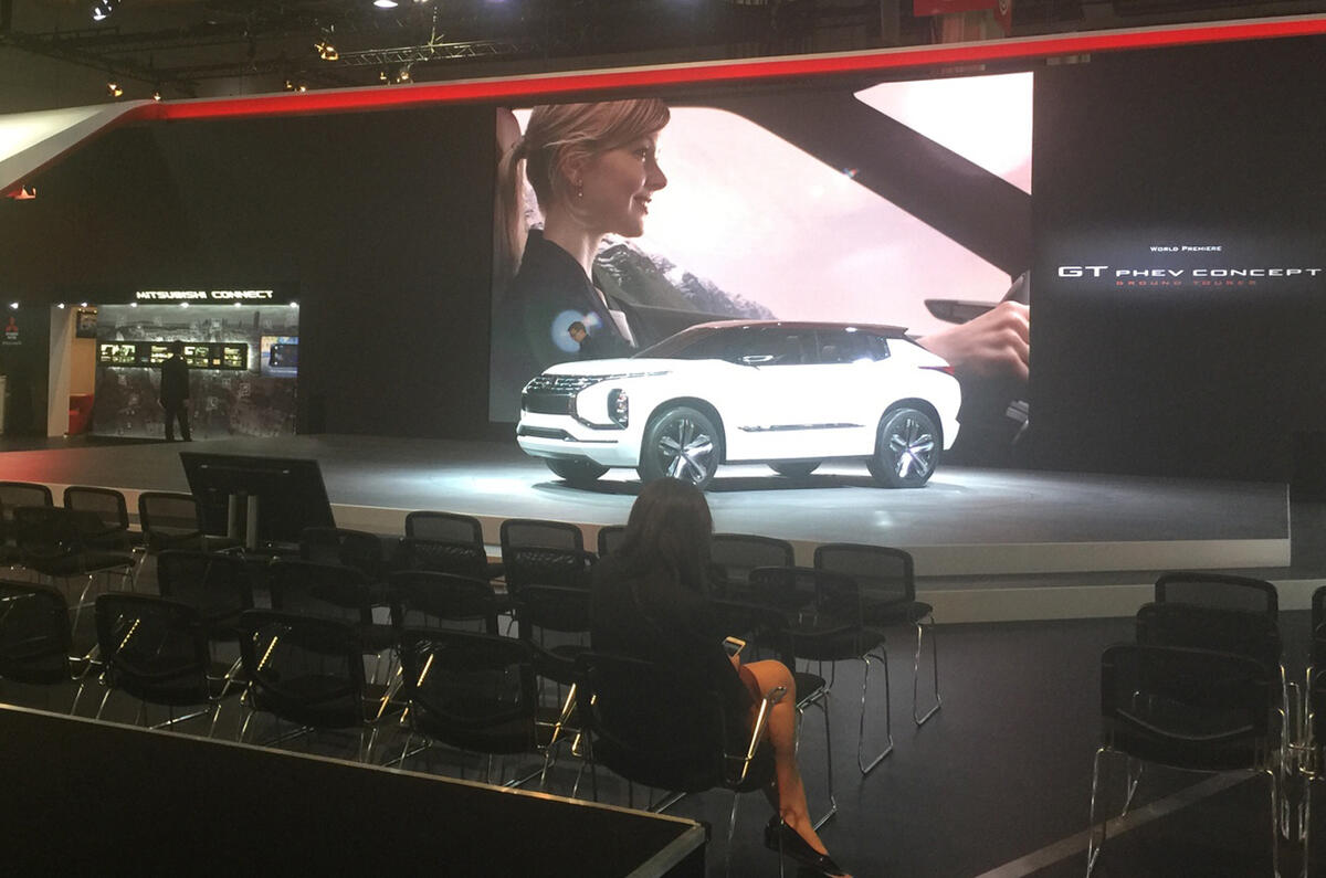 Mitsubishi Ground Tourer PHEV concept at the Paris motor show 2016 - show report and gallery