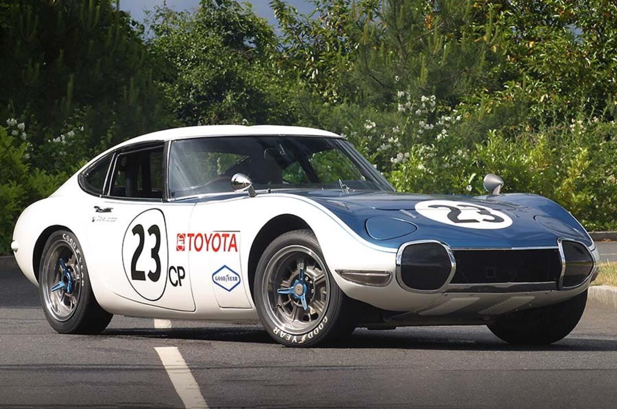 The iconic Toyota 2000GT spearheaded Toyota's early track racing efforts in the 1960s