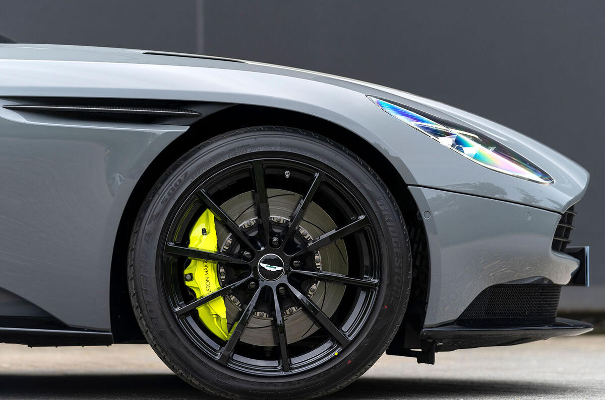 Aston Martin DB11 AMR 2018 review front end