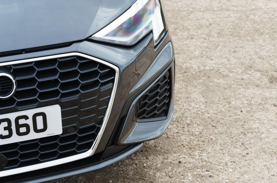 Audi A3 Sportback 2020 : premier examen de conduite au Royaume-Uni - pare-chocs avant