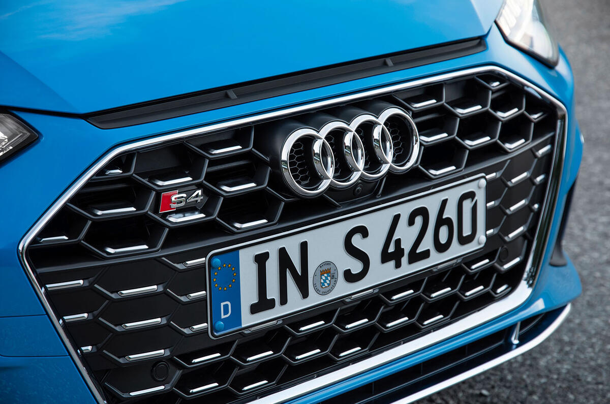 Audi S4 2019 first drive review - front grille