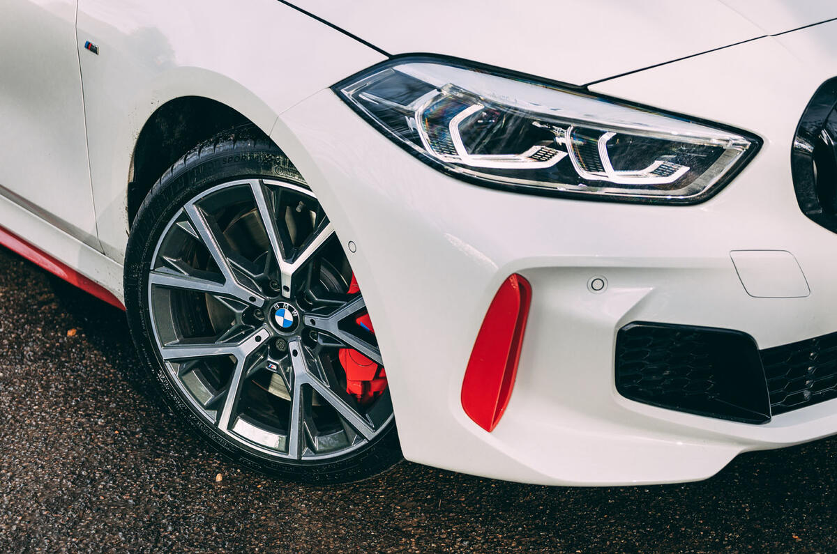 4 BMW 1 Series 128ti 2021 UK first drive review headlights