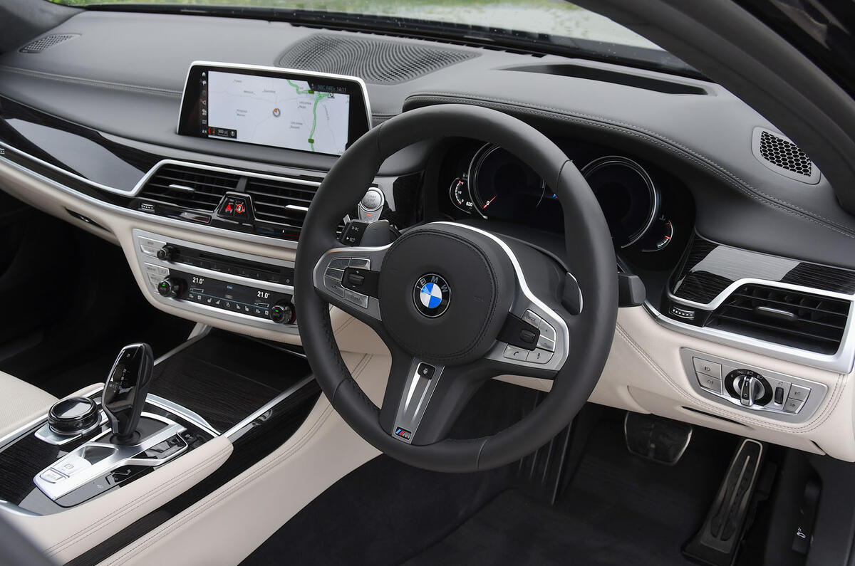 BMW 7 Series 740Ld long-term review dashboard