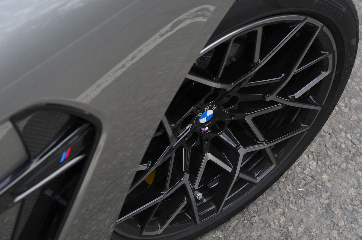 BMW M8 Gran Coupe 2020 UK first drive review - alloy wheels
