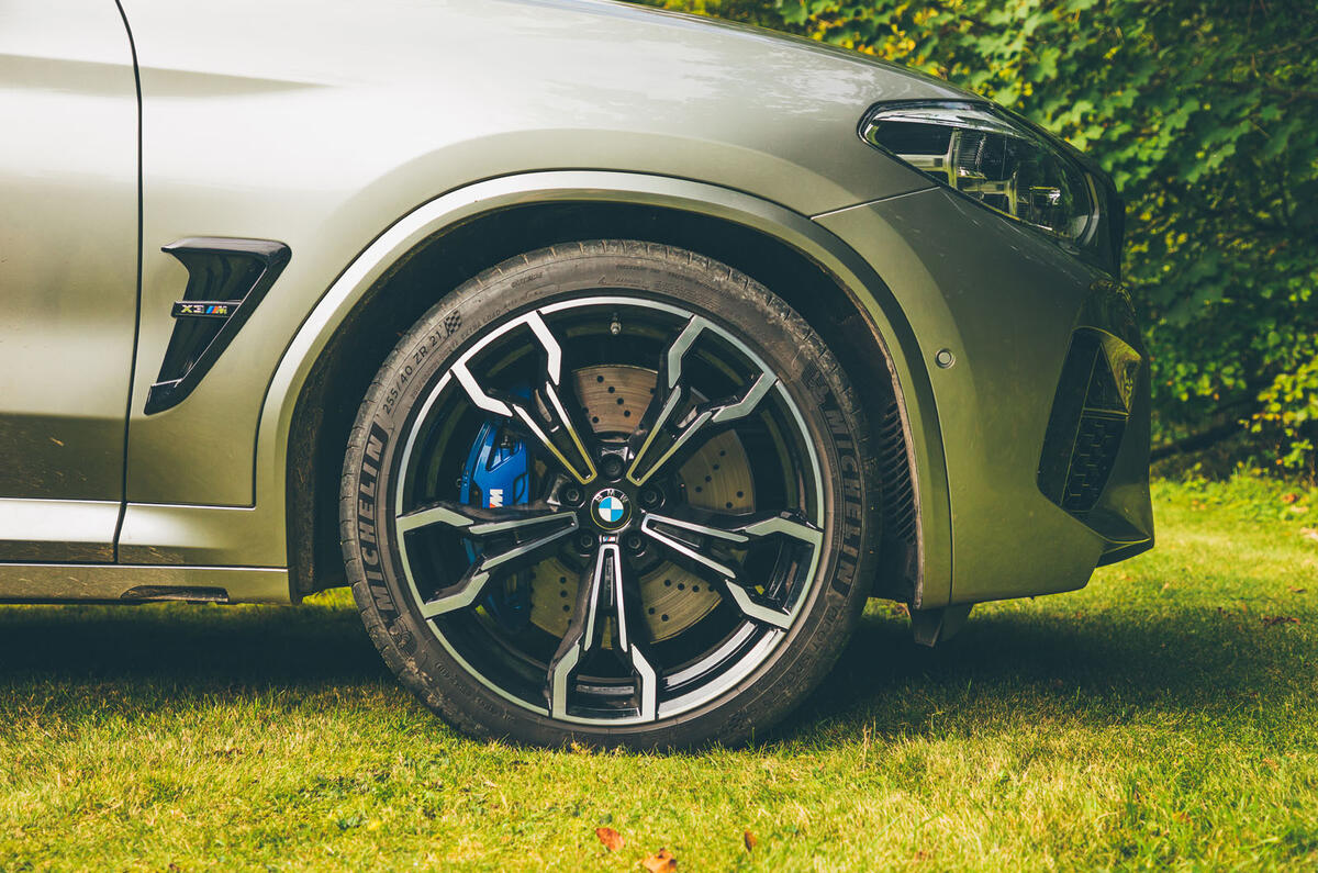 BMW X3 M Competition 2019 UK first drive review - alloy wheels