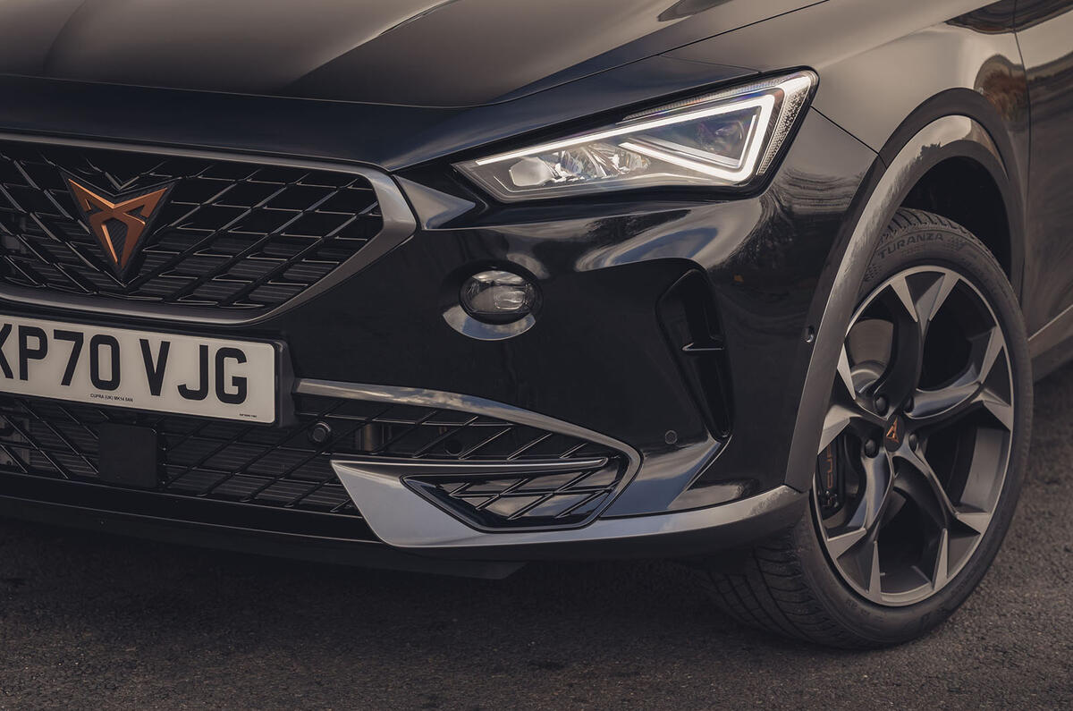 4 Cupra Formentor VZ2 2021 UK first drive nose
