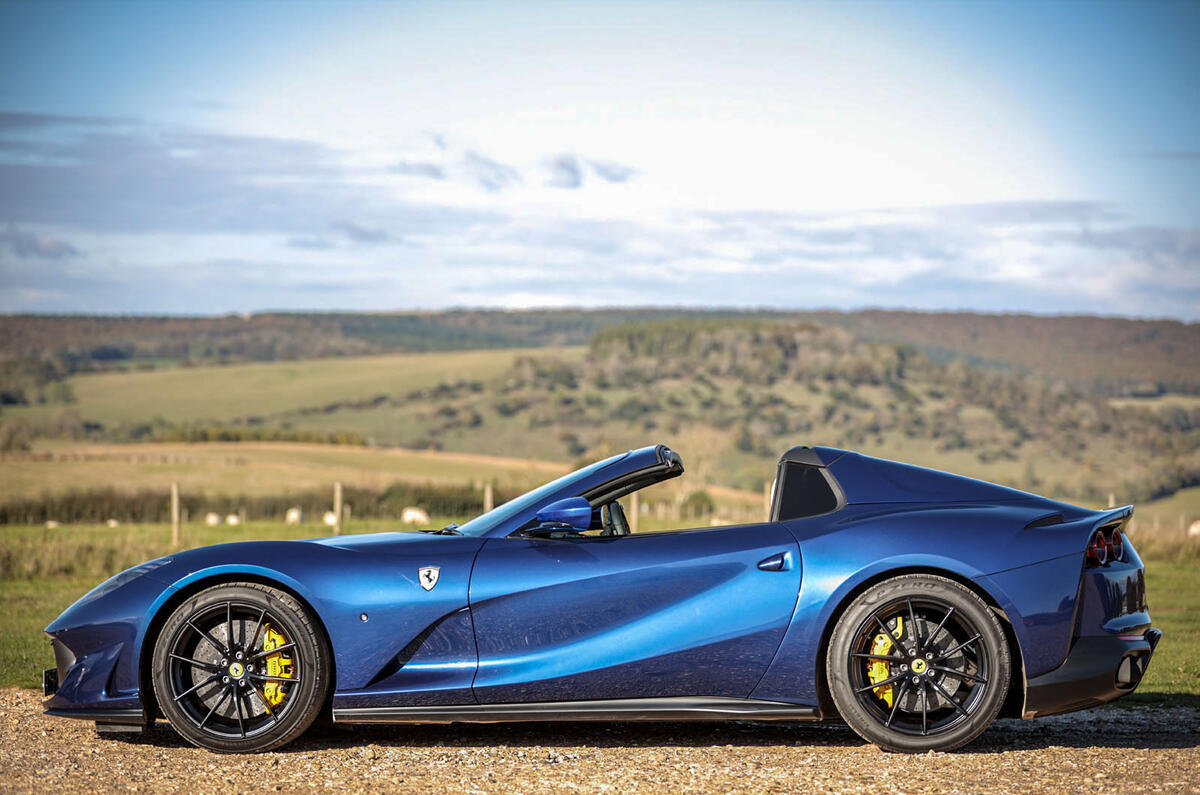 Ferrari 812 GTS 2020 : premier bilan de la conduite au Royaume-Uni