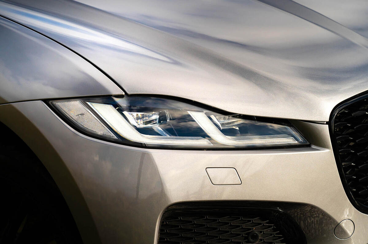 4 Jaguar F Pace 2021 UK first drive review headlights