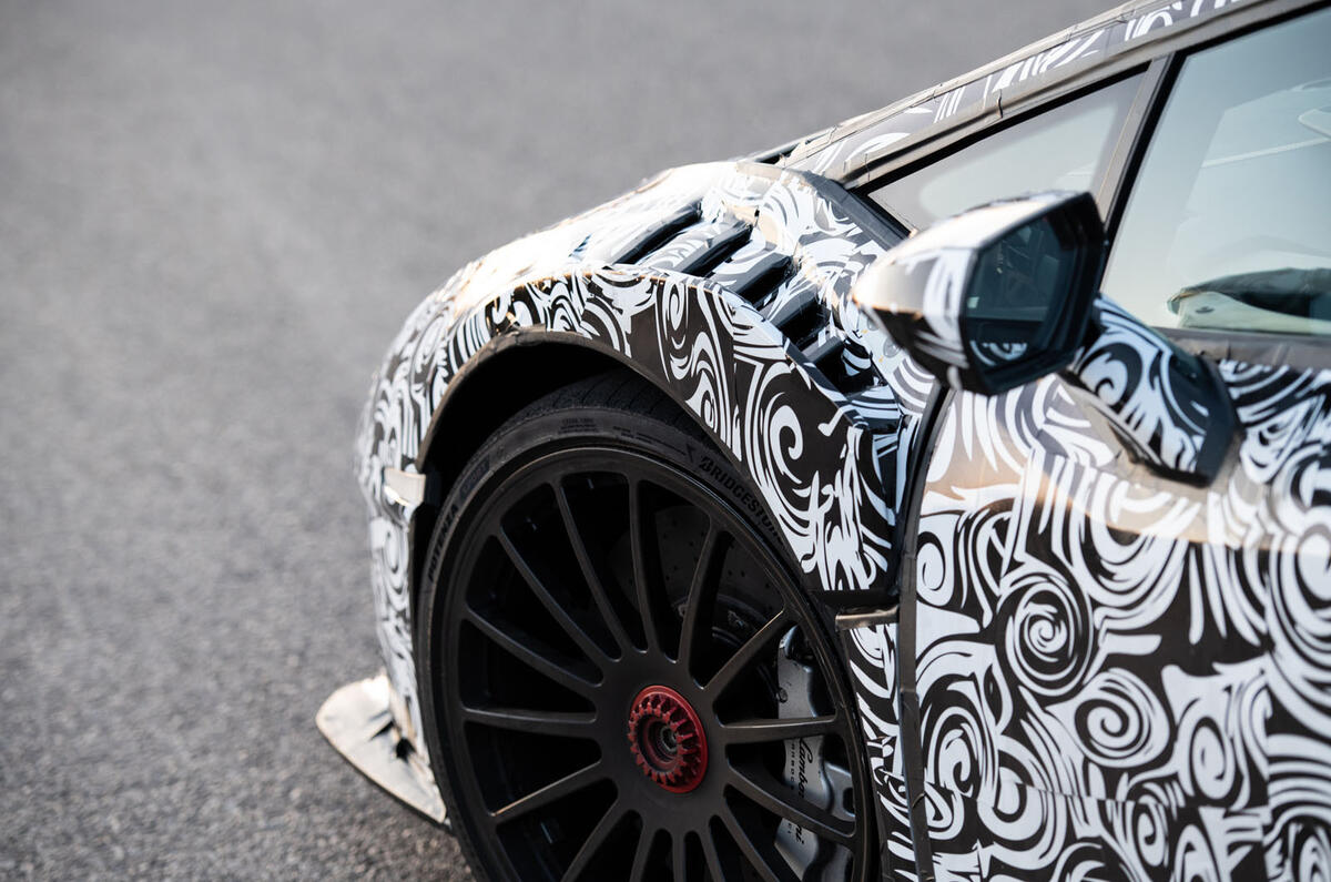Lamborghini Huracan STO 2020 first drive review - front arches