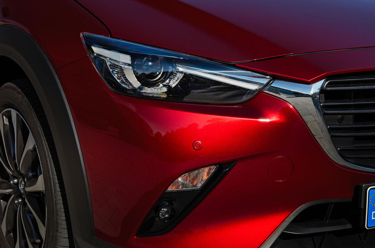 Mazda CX-3 2018 first drive review headlights