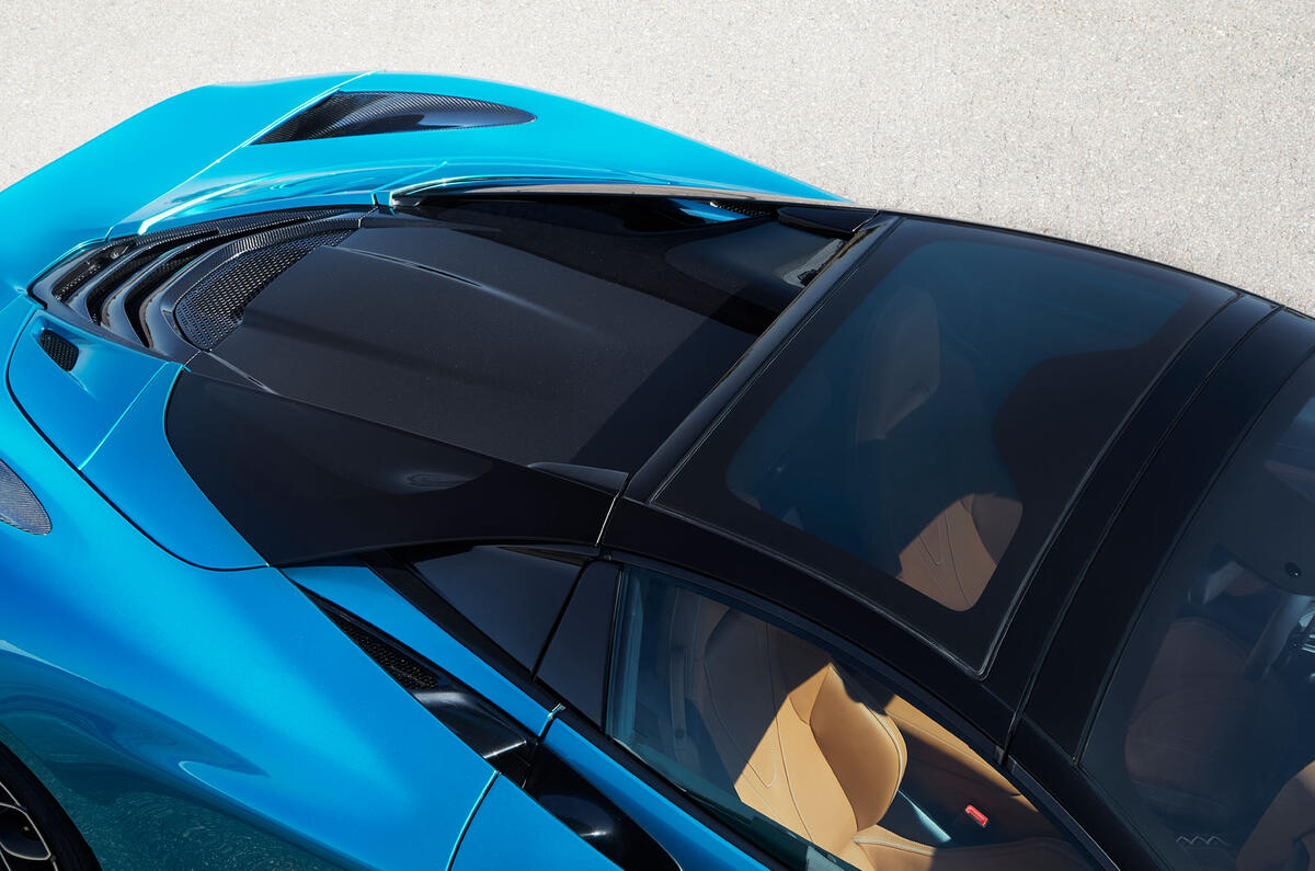 McLaren 720S Spider 2019 first drive review - roof