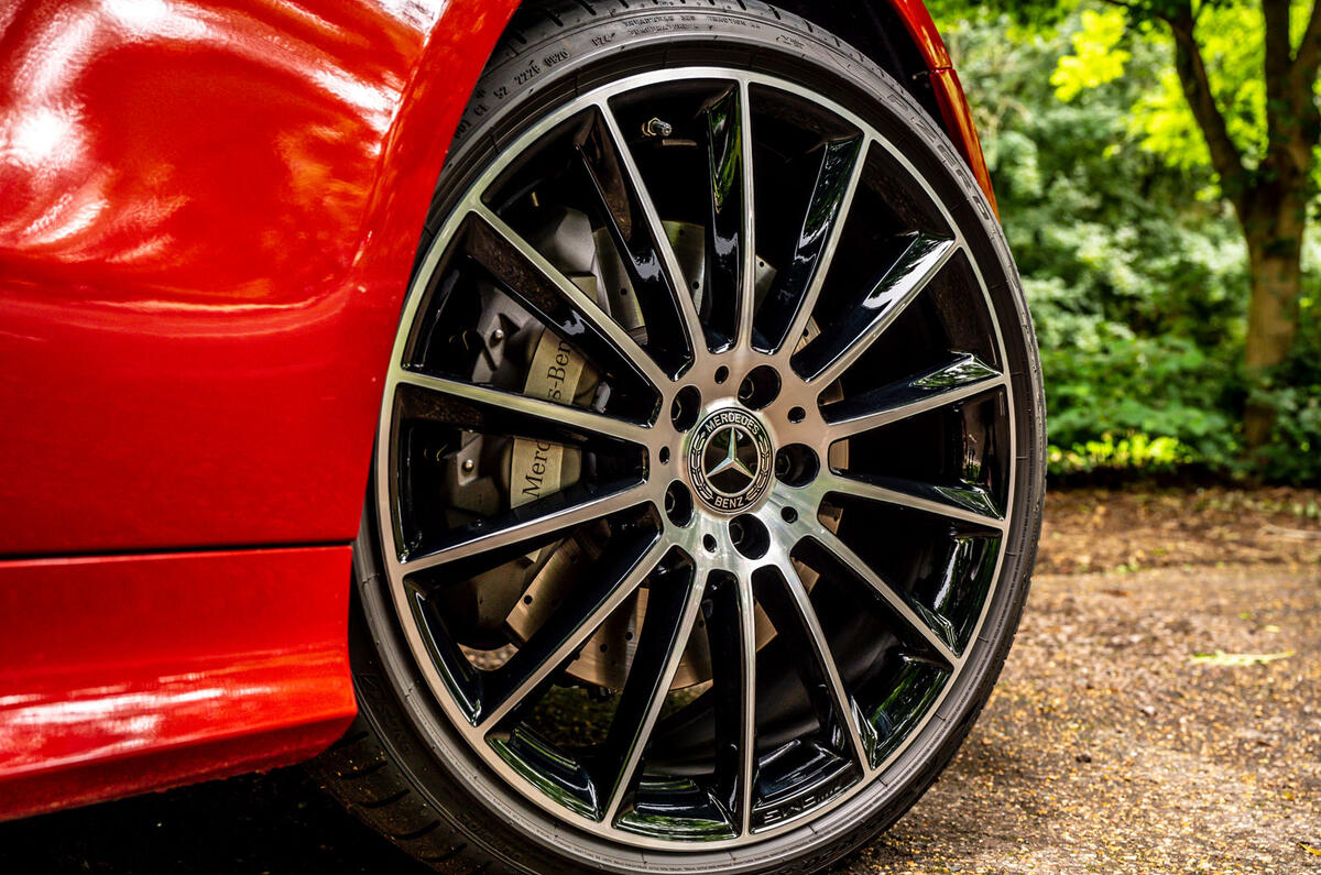 Mercedes-Benz E-Class e450 Cabriolet 2020 UK first drive review - alloy wheels