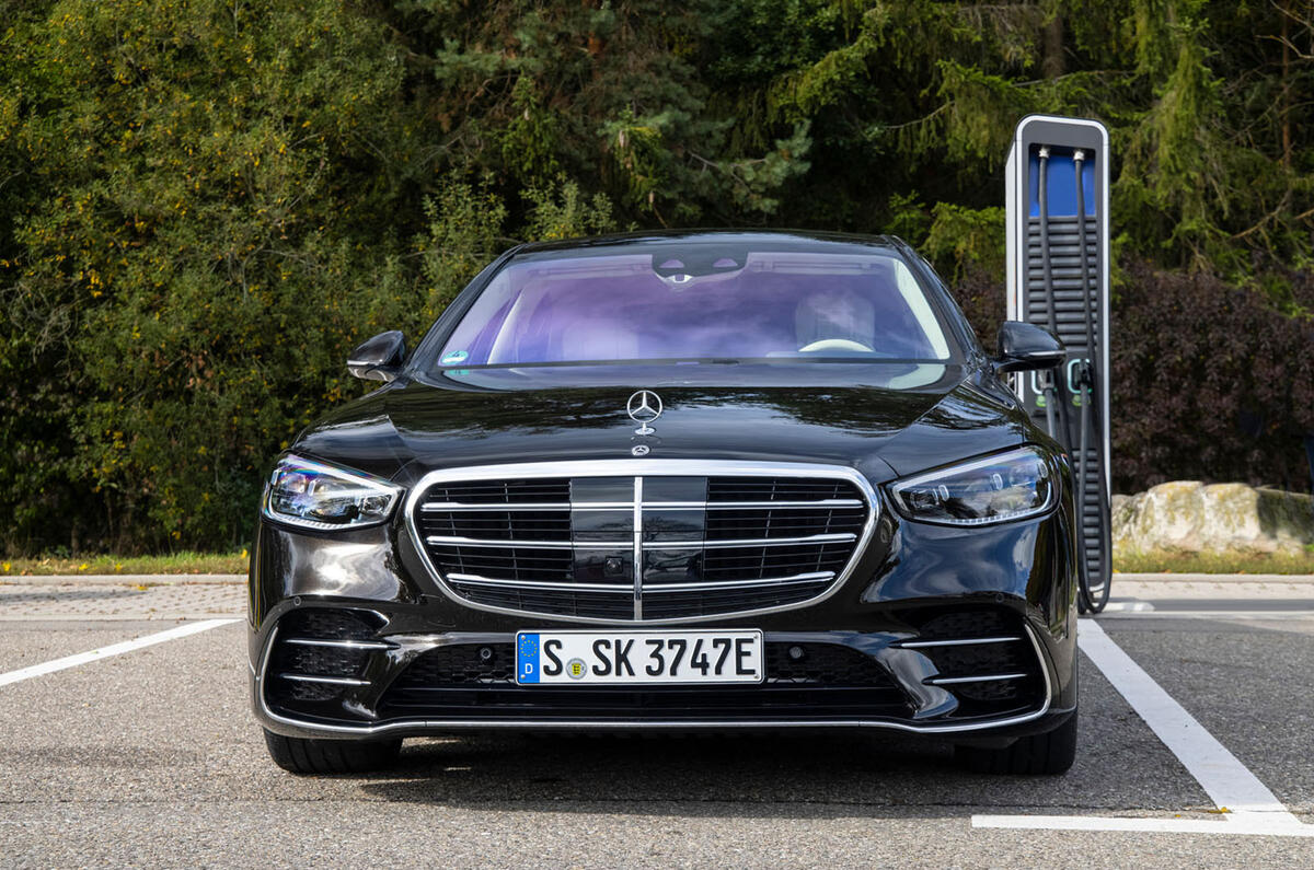 Mercedes-Benz S Class S580e 2020 first drive review - nose