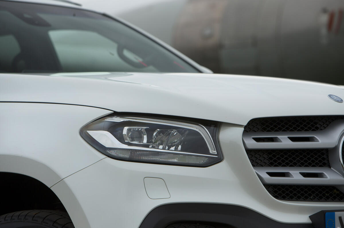 Mercedes-Benz X-Class longterm review headlights