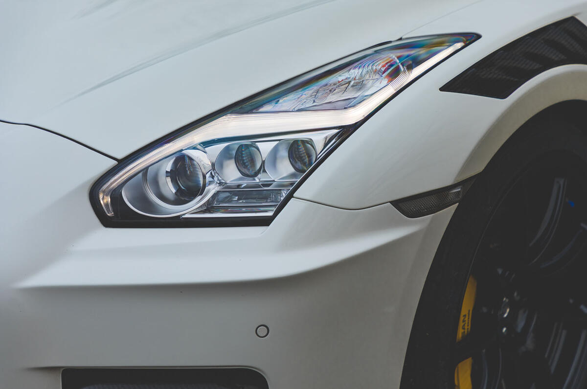Nissan GT-R Nismo 2020 UK first drive review - headlights