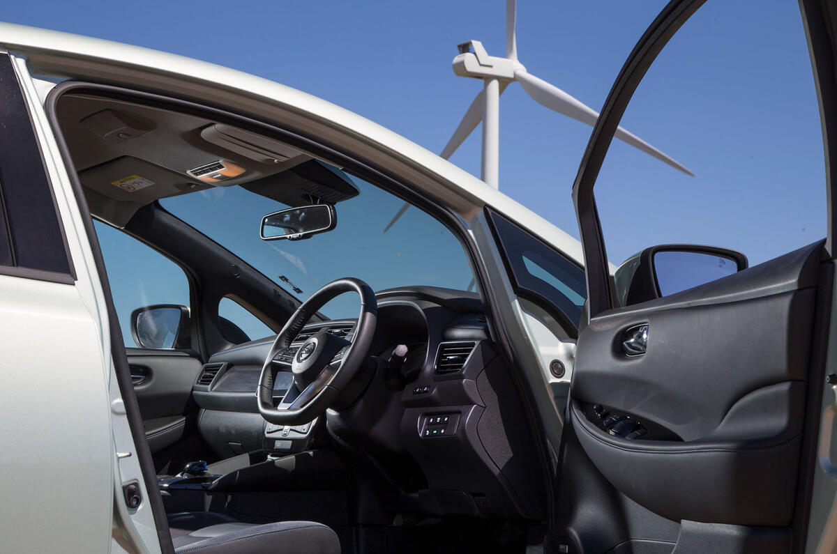 Nissan Leaf 2nd generation (2018) long-term review cabin