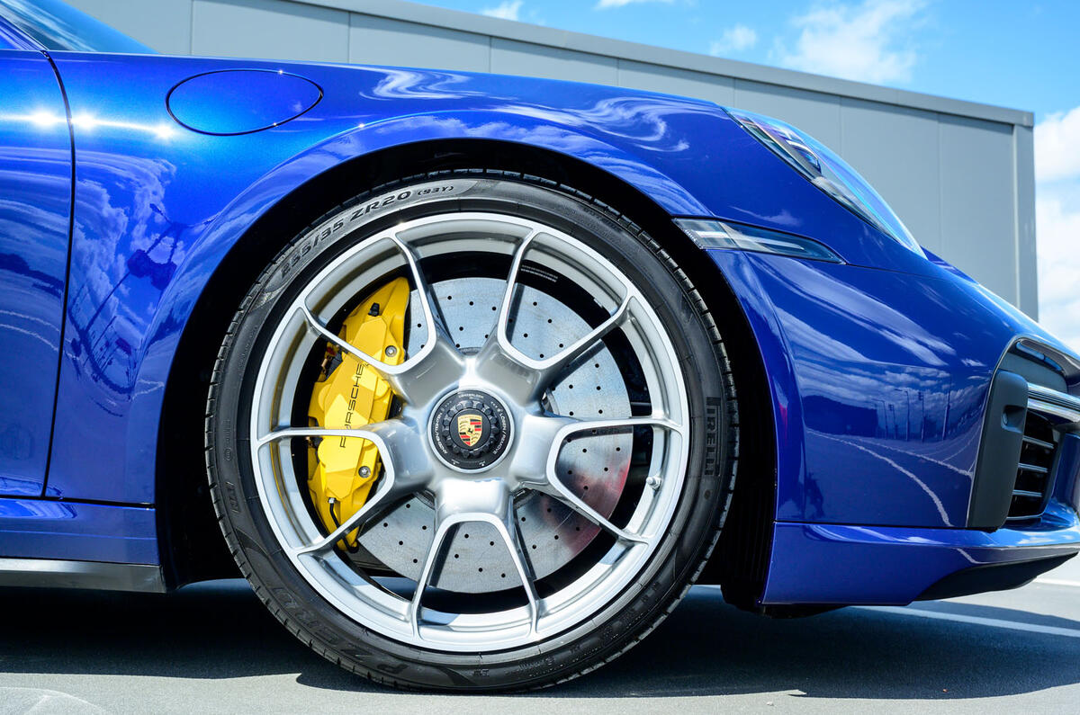 Porsche 911 Turbo S Cabriolet 2020 UK first drive review - alloy wheels